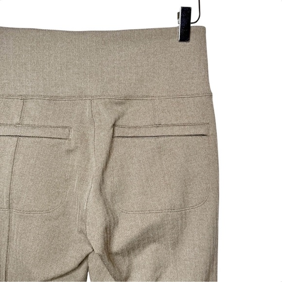 Athleta Delancey Tan Herringbone Women’s Leggings Sz M - Picture 12 of 13